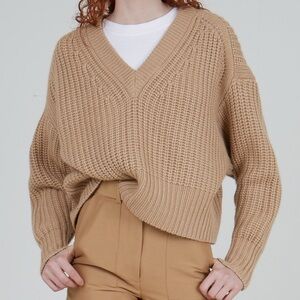 CREAM Autumn Cashmere Shaker V Neck